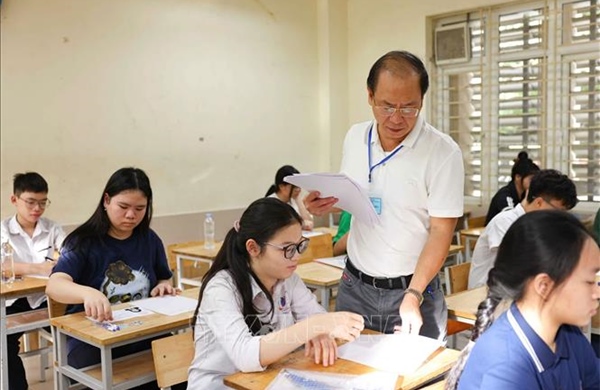Hà Nội: Hơn 5.500 thí sinh thi tuyển vào lớp 10 Trường THCS & THPT Nguyễn Tất Thành