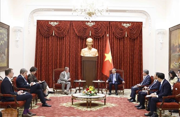 Tổng Bí thư, Chủ tịch nước Tô Lâm tiếp Phó Chủ tịch Quốc hội Cộng hòa Liên bang Đức