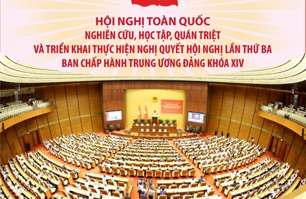 Hội nghị toàn quốc quán triệt Nghị quyết Hội nghị Trung ương 3, khóa XIV
