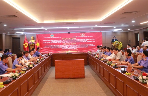 Liên ngành Tòa án, Viện Kiểm sát phối hợp nâng cao chất lượng giải quyết các vụ án