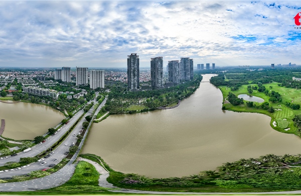 Ảnh 360 độ: Check-in bên hồ Thiên Nga Ecopark