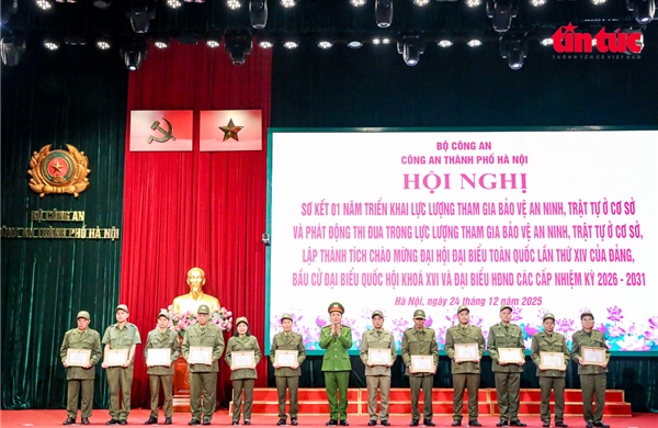 Hà Nội kiện toàn hơn 5.400 tổ bảo vệ an ninh trật tự ở cơ sở