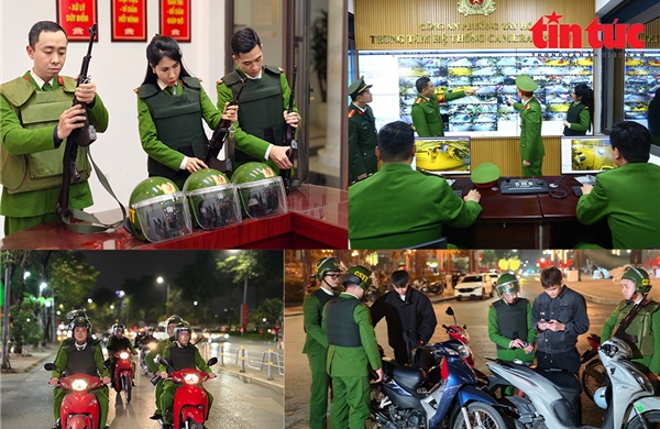 Kết hợp ‘mắt thần’ công nghệ với tuần tra xuyên đêm giữ vững an ninh Đại hội Đảng lần thứ XIV