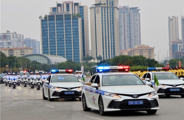 Hà Nội siết chặt giao thông phục vụ diễn tập bảo vệ Đại hội XIV