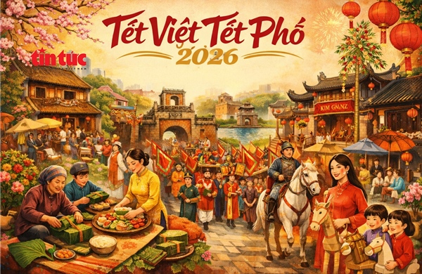 Tết Việt Tết Phố 2026 đánh thức hồn xuân nơi phố cổ