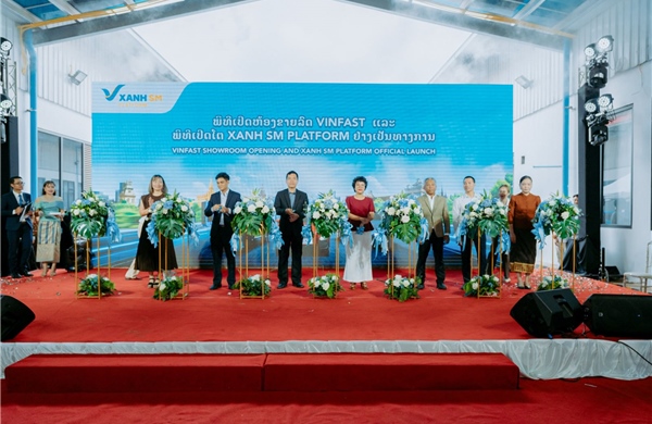 GSM ra mắt nền tảng Xanh SM Platform, chính thức phân phối ô tô điện VinFast VF 3 và VF 5 tại Lào