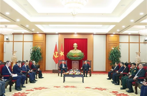 Tổng Bí thư Tô Lâm tiếp Trợ lý Tổng thống Nga, Chủ tịch Hội đồng Biển Liên bang Nga