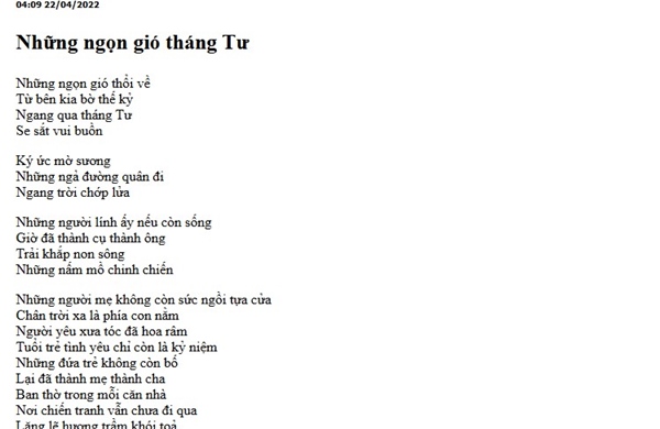 Một trường hợp đạo thơ trắng trợn