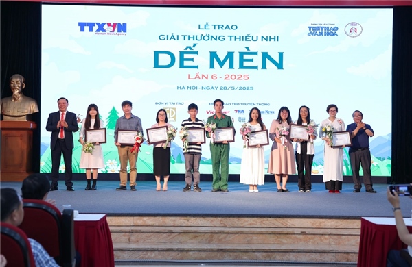 Khởi động Giải thưởng Thiếu nhi Dế Mèn lần 7 - 2026