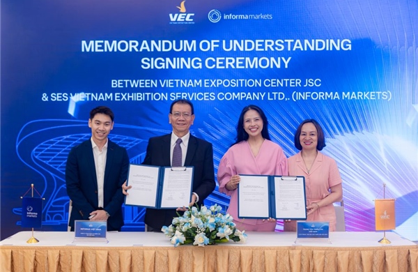 VEC hợp tác chiến lược với các đối tác, thúc đẩy chuỗi sự kiện triển lãm quốc tế tại Việt Nam