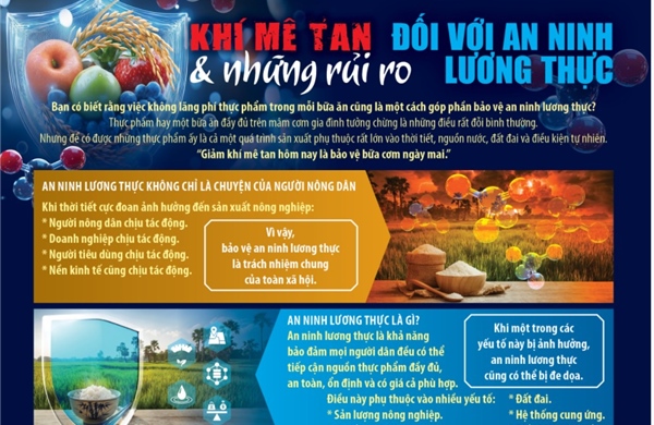 Khí mê tan ảnh hưởng như thế nào tới an ninh lương thực?