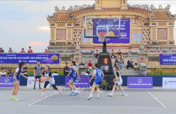 Khoảng 200 VĐV tham gia Giải vô địch Bóng rổ 3x3 U20 và U23 quốc gia năm 2025