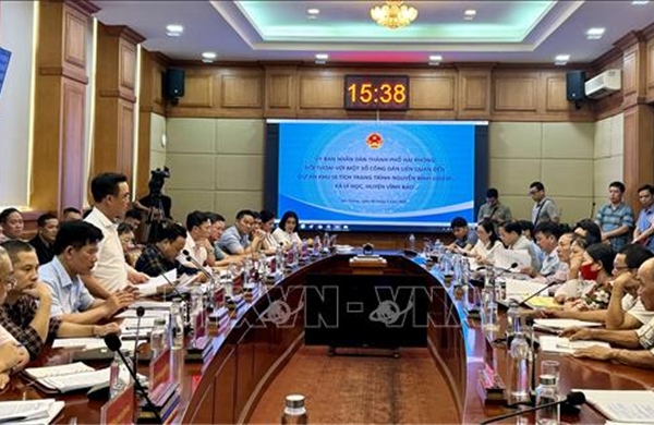 Hải Phòng: Làm việc với một số công dân có kiến nghị, khiếu nại liên quan đến thu hồi đất
