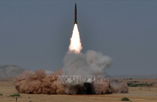 Pakistan phóng thử thành công tên lửa đất đối đất
