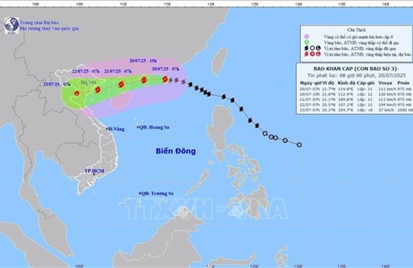 Bộ Công Thương ban hành công điện khẩn cấp ứng phó với bão số 3
