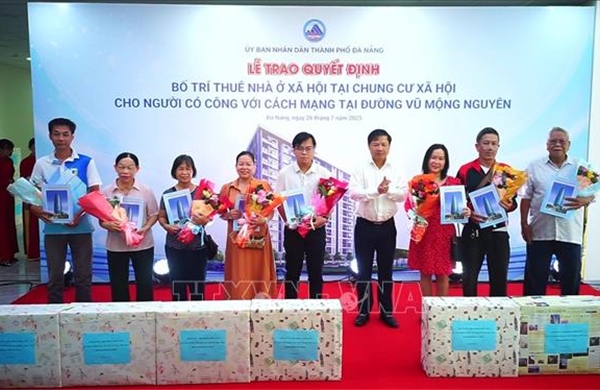 Đà Nẵng bố trí căn hộ nhà ở xã hội cho người có công