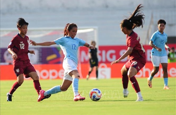 Giải Vô địch bóng đá nữ Đông Nam Á 2025: Thái Lan thắng áp đảo Campuchia 7-0