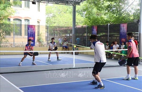 Gần 300 tay vợt tranh tài tại Giải vô địch Pickleball trẻ quốc gia
