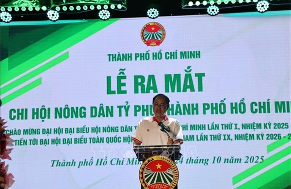 Ra mắt Chi hội Nông dân tỷ phú TP Hồ Chí Minh