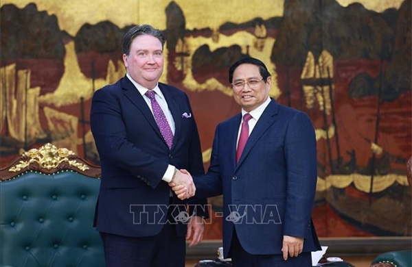 Thủ tướng tiếp Đại sứ Hoa Kỳ tại Việt Nam Marc Knapper đến chào từ biệt