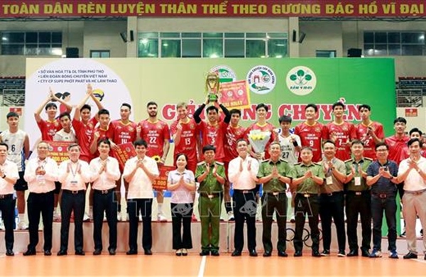 Đội Công an Thành phố Hồ Chí Minh và Hà Nội Tasco Auto vô địch Giải Bóng chuyền Cúp Hùng Vương 2026
