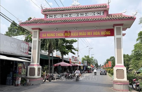 Mỹ Hòa Hưng được công nhận là xã đảo