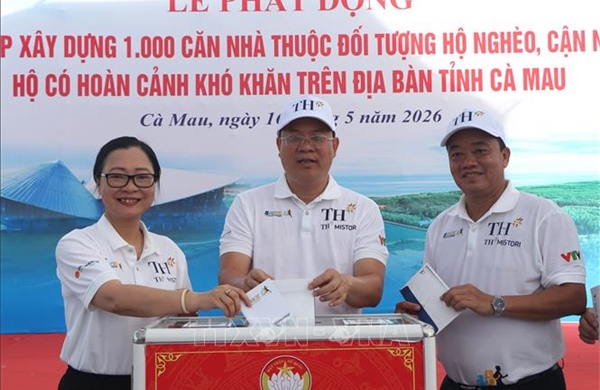 Cà Mau phát động xây 1.000 căn nhà cho hộ nghèo, có hoàn cảnh khó khăn