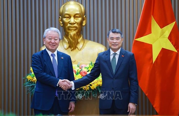 Thủ tướng Chính phủ Lê Minh Hưng tiếp Chủ tịch Cơ quan Hợp tác quốc tế Nhật Bản