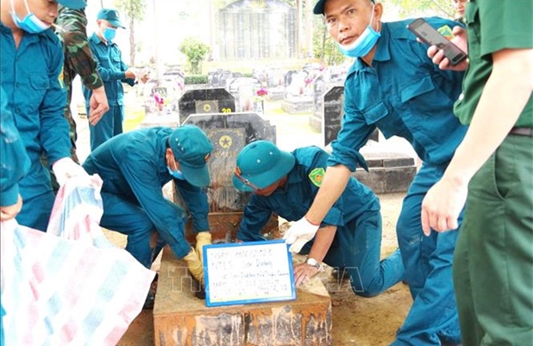 Chiến dịch 500 ngày đêm: Lấy mẫu ADN tại 32 phần mộ liệt sĩ chưa xác định danh tính ở Sơn Dương