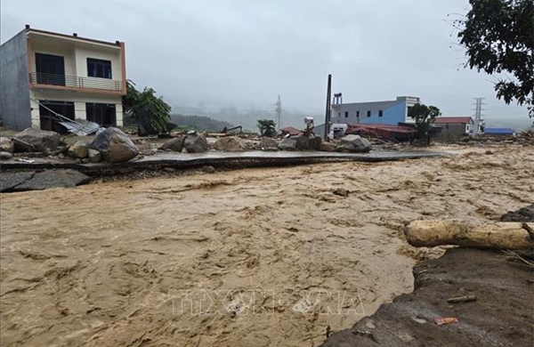 Mưa lớn trong đêm, cảnh báo lũ quét ở Lào Cai, Tuyên Quang và Quảng Ngãi