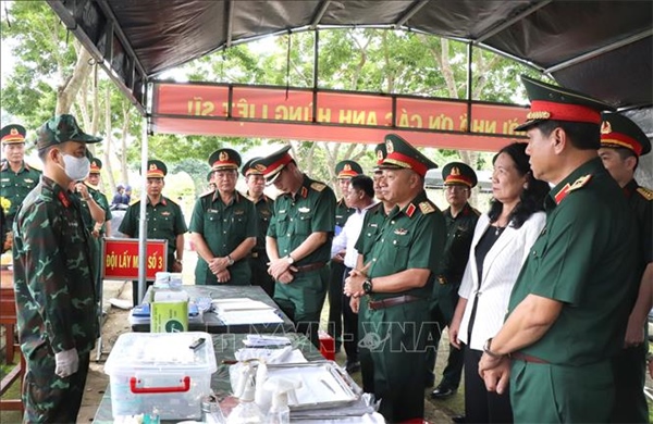 Thực hiện tốt việc lưu trữ và số hóa hồ sơ lấy mẫu xác định danh tính hài cốt liệt sĩ