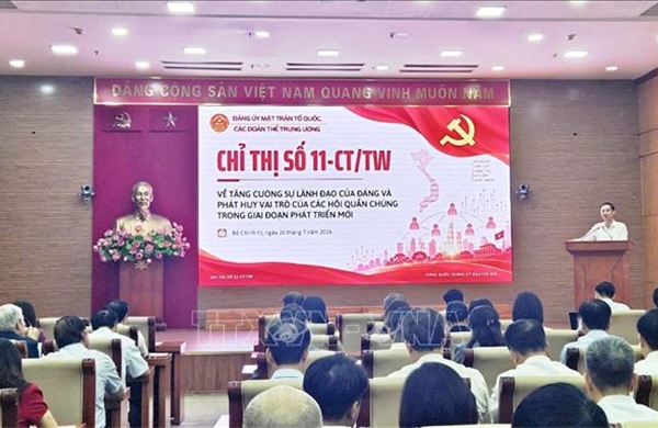 Đưa công tác chính trị, tư tưởng và hoạt động của các hội quần chúng đi vào thực chất