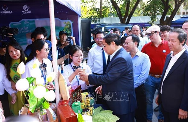 Thủ tướng Phạm Minh Chính dự Ngày hội Khởi nghiệp Quốc gia của học sinh, sinh viên lần thứ VI