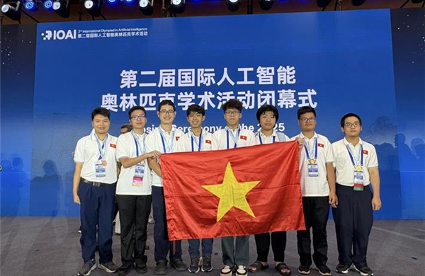 Việt Nam trong nhóm 4 quốc gia, vùng lãnh thổ đạt thành tích cao nhất tại Olympic Trí tuệ nhân tạo quốc tế