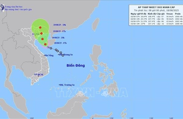 Từ tháng 9-11, khả năng bão, áp thấp nhiệt đới cao hơn trung bình nhiều năm