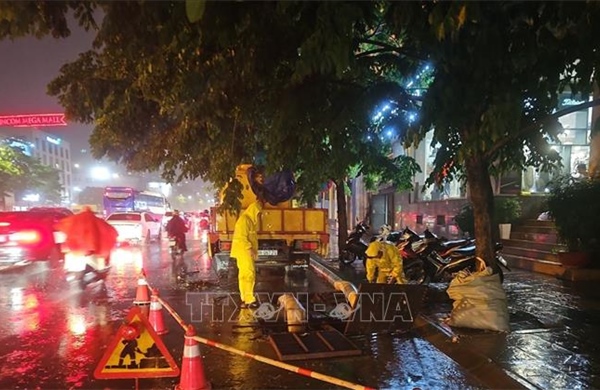 Hà Nội: Đảm bảo tiêu thoát nước, chống úng ngập tại các khu vực trọng điểm dịp 2/9
