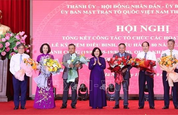 Hà Nội cảm ơn các tập thể, cá nhân làm nên dấu ấn lịch sử tại lễ kỷ niệm 80 năm Quốc khánh 2/9