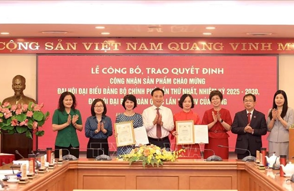 TTXVN công bố sản phẩm chào mừng Đại hội Đảng bộ Chính phủ và Đại hội XIV của Đảng