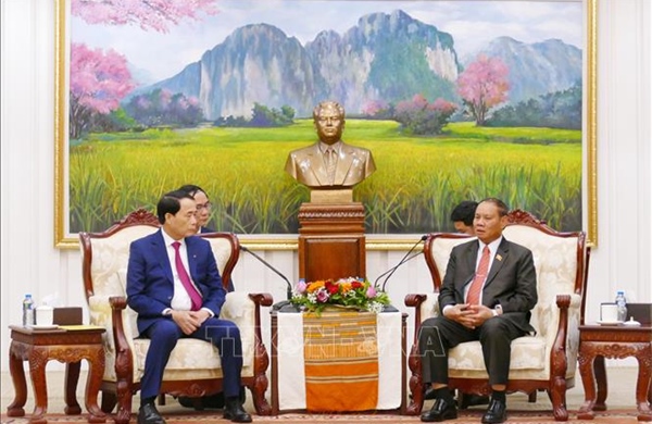 Lãnh đạo Bộ Công an Việt Nam chúc mừng thành công Đại hội Đảng NDCM Lào