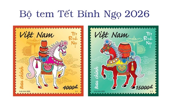 Phát hành bộ tem 'Tết Bính Ngọ'