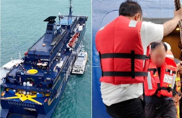 Cháy tàu du lịch ngoài khơi Singapore, hàng trăm người phải sơ tán