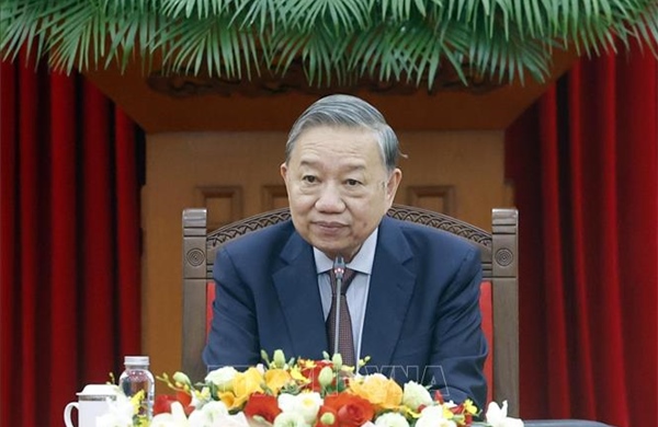 Tổng Bí thư Tô Lâm tiếp Bộ trưởng Ngoại giao, Quốc phòng và Công an Trung Quốc