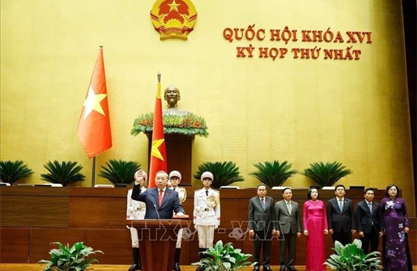 Hình ảnh Lễ tuyên thệ nhậm chức của Chủ tịch nước Tô Lâm