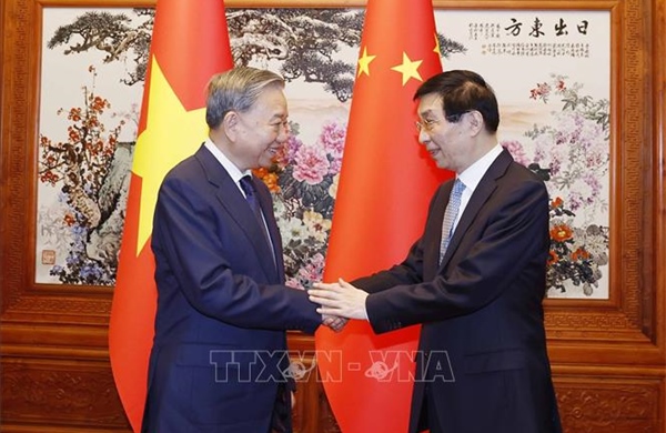 Tổng Bí thư, Chủ tịch nước hội kiến Chủ tịch Chính hiệp toàn quốc Trung Quốc