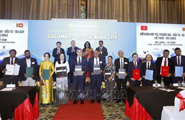 Tổng Bí thư, Chủ tịch nước dự Diễn đàn doanh nghiệp Việt Nam - Sri Lanka