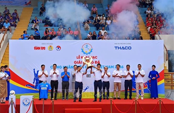 Khai mạc Giải bóng đá công nhân, viên chức Việt Nam 2026