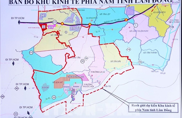 Thành lập Ban Chỉ đạo xây dựng Khu kinh tế ven biển phía Nam tỉnh Lâm Đồng