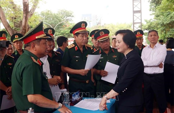Phó Thủ tướng Phạm Thị Thanh Trà kiểm tra công tác chuẩn bị Lễ triển khai tìm kiếm, quy tập hài cốt liệt sĩ