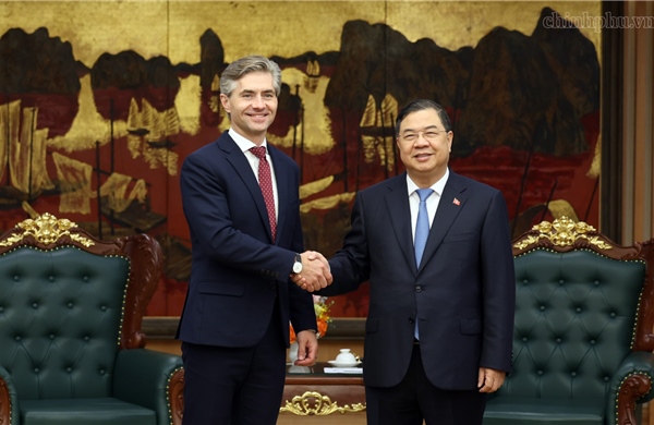 Phó Thủ tướng Thường trực Phạm Gia Túc tiếp Bộ trưởng Ngoại giao Lítva