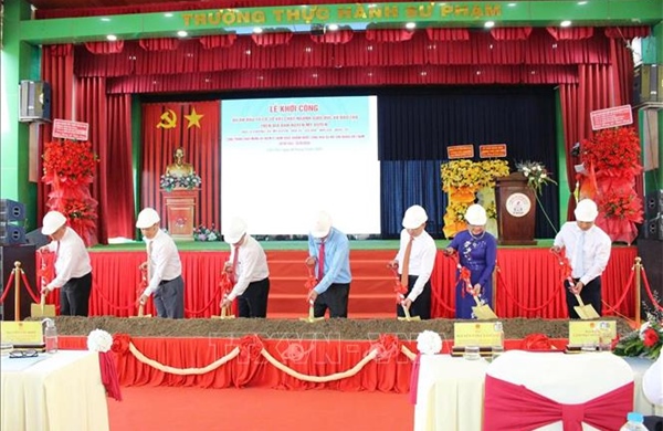 Khởi công công trình giáo dục trọng điểm trị giá 61,7 tỷ đồng